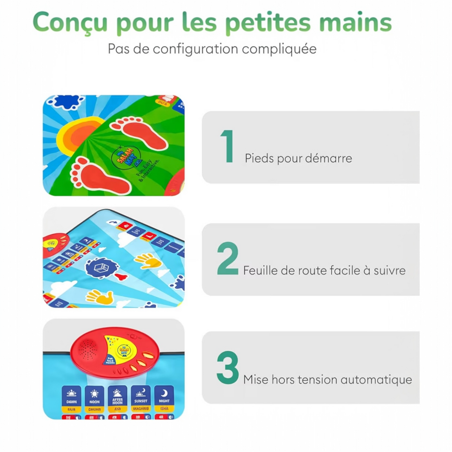 Smart Interactive Prayer Mat for Kids | Now with Prayer Translation